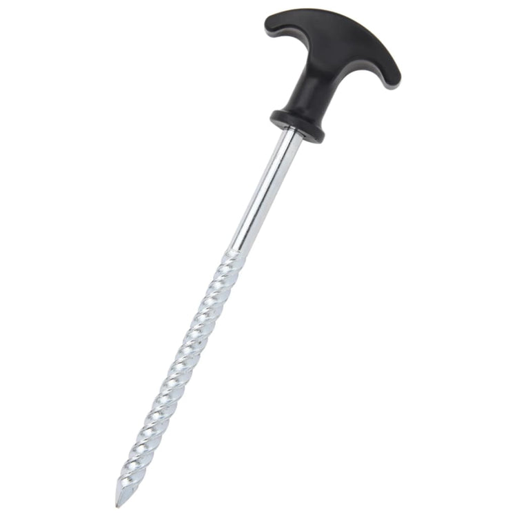 Vidaxl -Zeltstifte 24 Sts Ø7 mm 17 cm verzinkter Stahl