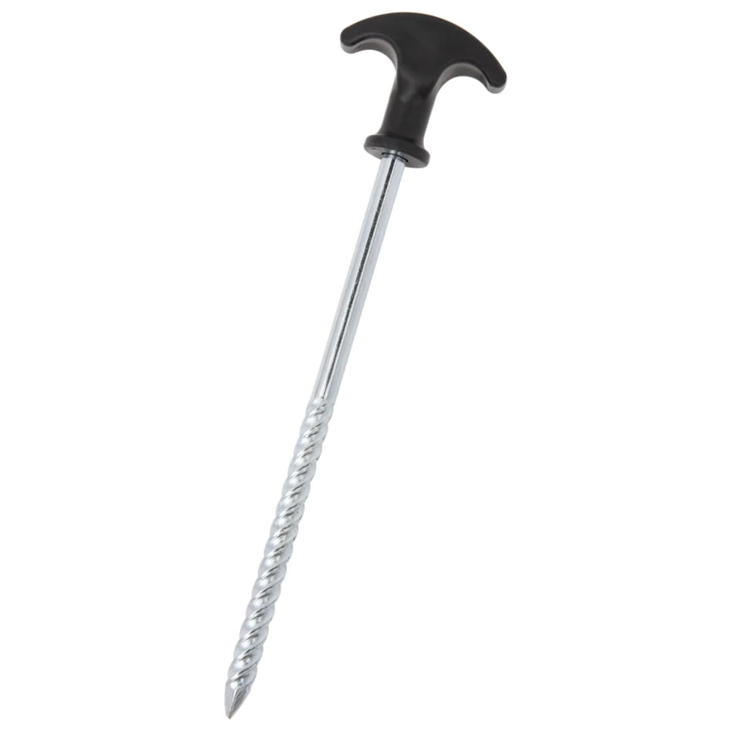 Vidaxl -Zeltstifte 24 Sts Ø7 mm 20 cm verzinkter Stahl