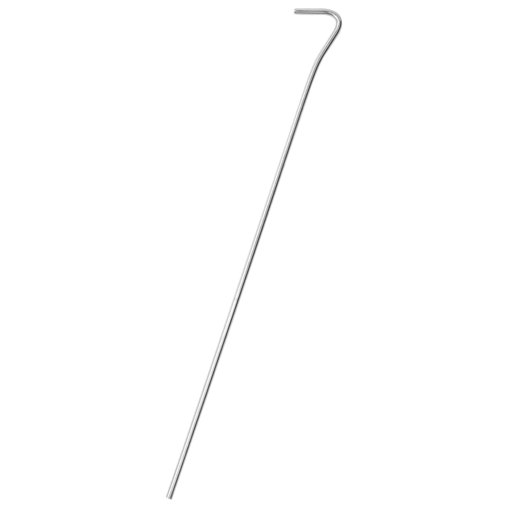 Vidaxl -Zeltstifte 50 Sts Ø4 mm 30 cm verzinkter Stahl