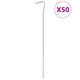 Vidaxl -Zeltstifte 50 Sts Ø3 mm 23 cm verzinkter Stahl