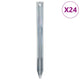 Vidaxl -Zeltstifte 24 St Ø20 mm 22 cm verzinkter Stahl