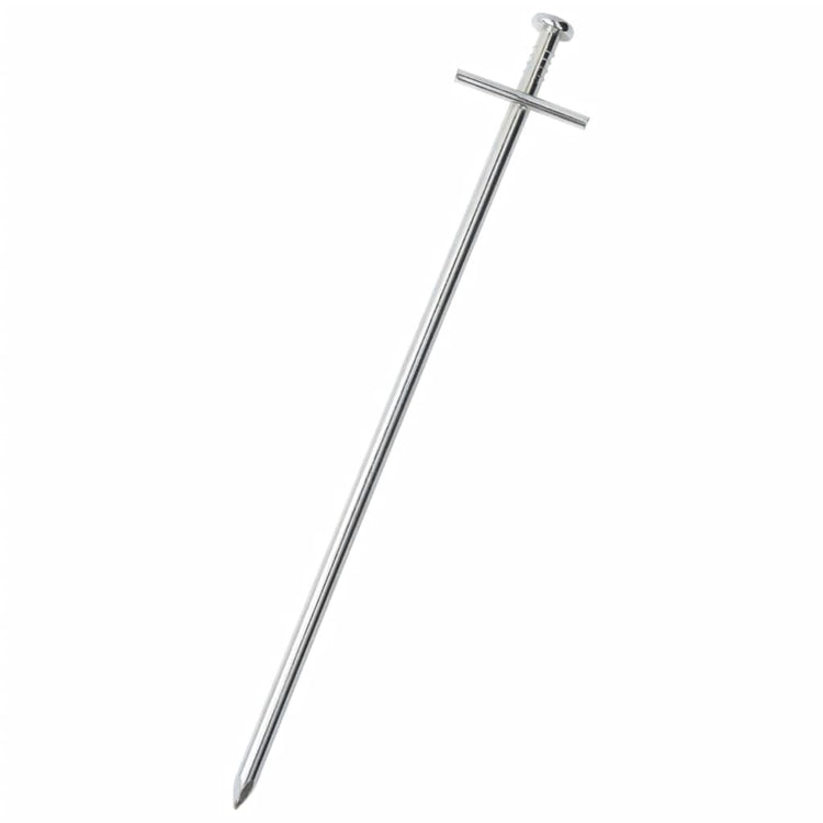 Vidaxl -Zeltstifte 24 St Ø6 mm 23 cm verzinkter Stahl