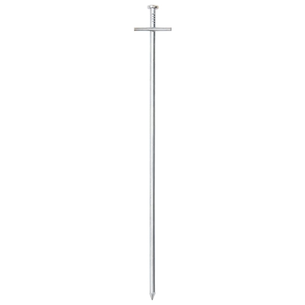 Vidaxl -Zeltstifte 24 Sts Ø6 mm 29,5 cm verzinkter Stahl