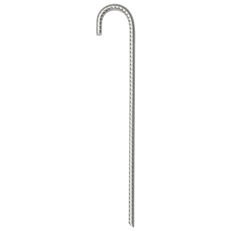 Vidaxl -Zeltstifte 12 ST Ø10 mm 37 cm verzinkter Stahl