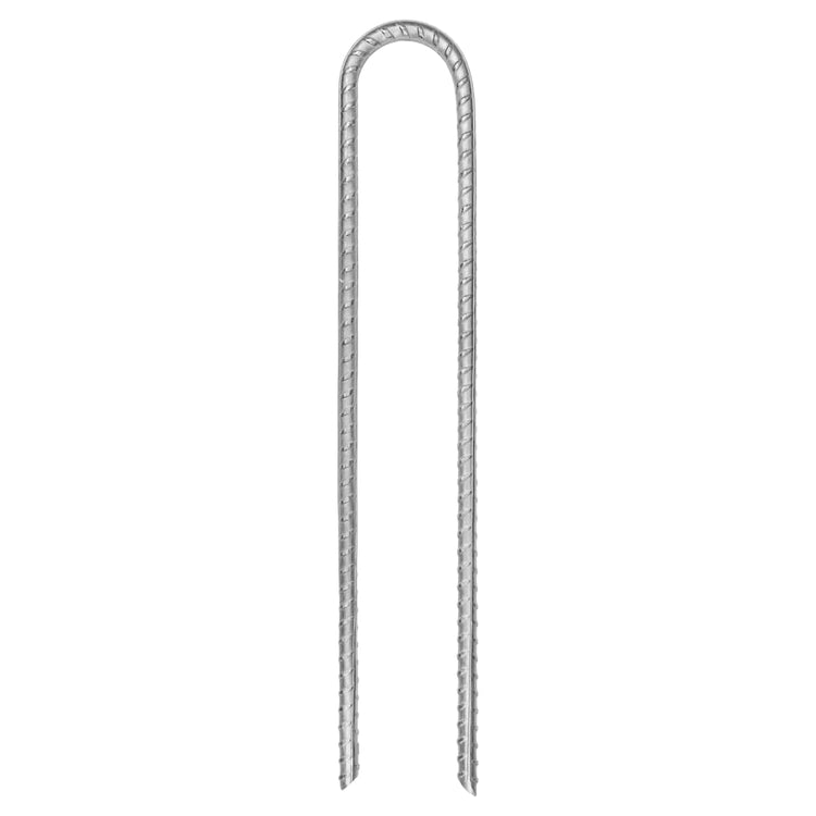 VIDAXL Zelt Frisur 6 Stcs U-förmig Ø7 mm 30 cm verzinkter Stahl
