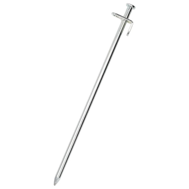 Vidaxl -Zeltstifte 24 St 8 mm 30 cm verzinkter Stahl
