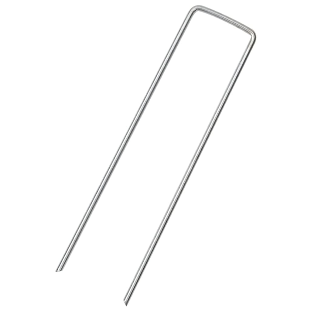 Vidaxx Erdnägel 25 Stück U-förmig 15x3,5 cm verzinkter Stahl