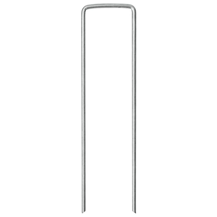Vidaxx Erdnägel 25 Stück U-förmig 15x3,5 cm verzinkter Stahl