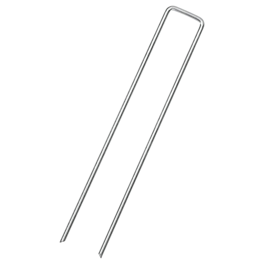 Vidaxx Erdnägel 25 Stück U-förmig 20x4 cm verzinkter Stahl