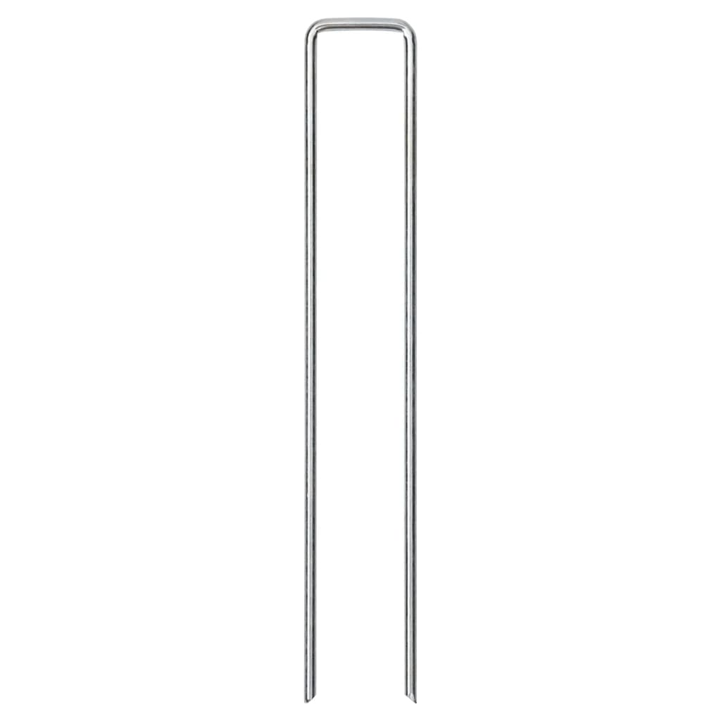 Vidaxx Erdnägel 25 Stück U-förmig 20x4 cm verzinkter Stahl