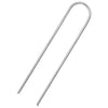 Vidaxl Erdnägel 50 Stück U-förmig 15x3,5 cm verzinkter Stahl