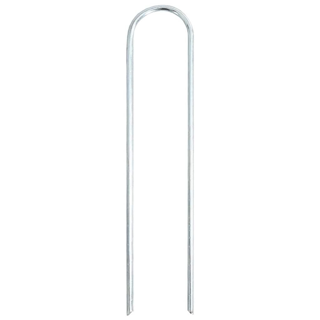 Vidaxx Erdnägel 25 Stück U-Form 20x3,5 cm verzinkter Stahl