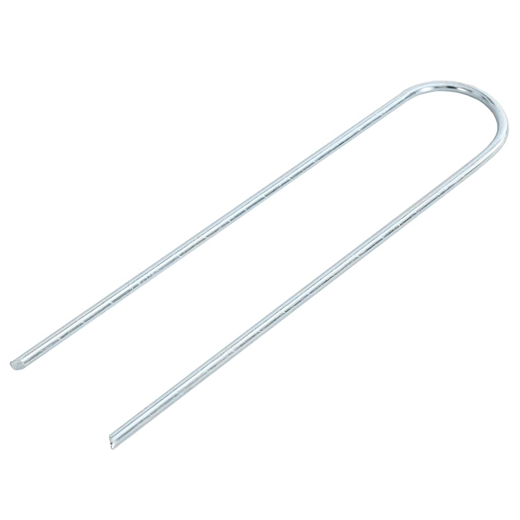 Vidaxx Erdnägel 25 Stück U-Form 20x3,5 cm verzinkter Stahl