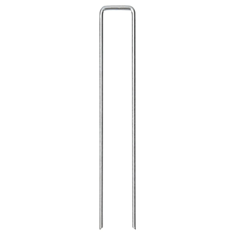 Vidaxx Erdnägel 50 Stück U-förmig 20x3,5 cm verzinkter Stahl