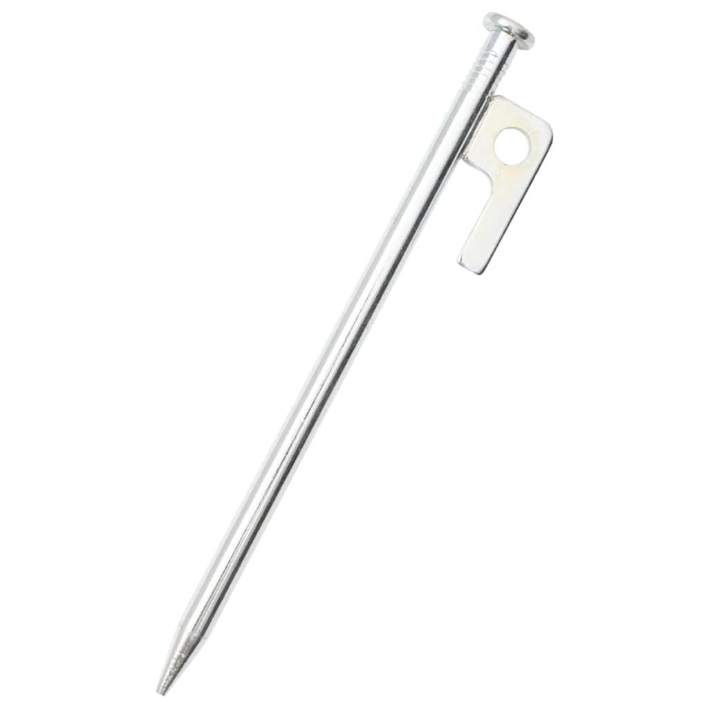 Vidaxl -Zeltstifte 24 St 9 mm 20 cm verzinkter Stahl