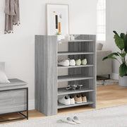 VIDAXL -Schuhschrank 74,5 x 37,5 x 100 cm propertiertes Holzgrau Sonoma Eiche - afbeelding 1