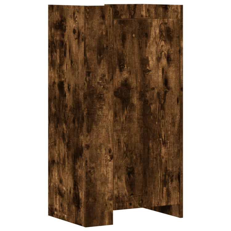 Vidaxl Schuhschrank 52x37.5x100 cm propertiertes Holzgeräuchchen -Eiche gefärbt