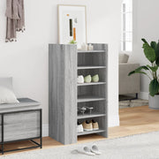 VIDAXL -Schuhschrank 52x37.5x100 cm propertiertes Holzgrau Sonoma Eiche - afbeelding 3