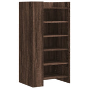 Vidaxl Schuhschrank 52x37.5x100 cm geschnittene Holzbraune Eiche gefärbt - afbeelding 2