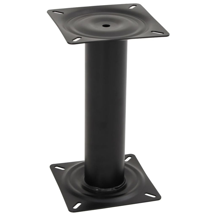 VidaXL Bootsstuhlbein 33 cm Stahl schwarz