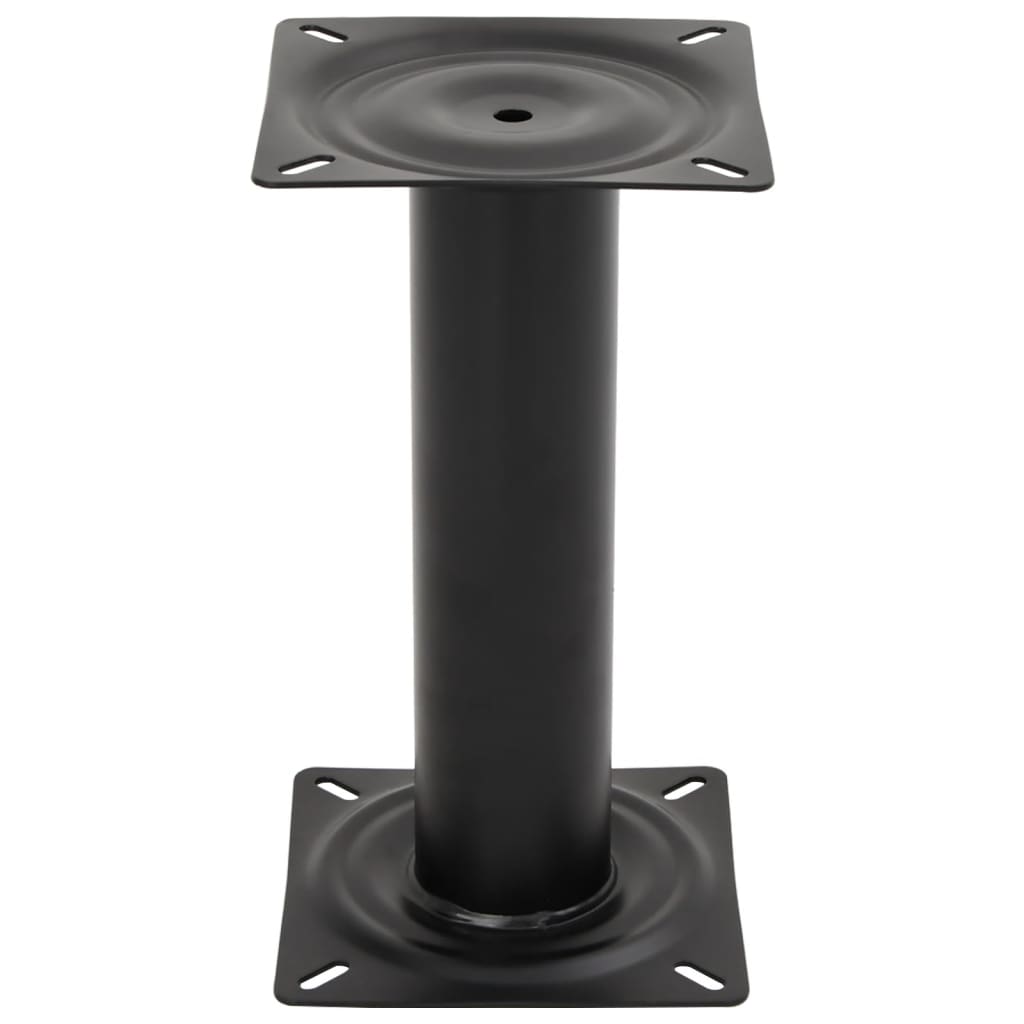 VidaXL Bootsstuhlbein 33 cm Stahl schwarz