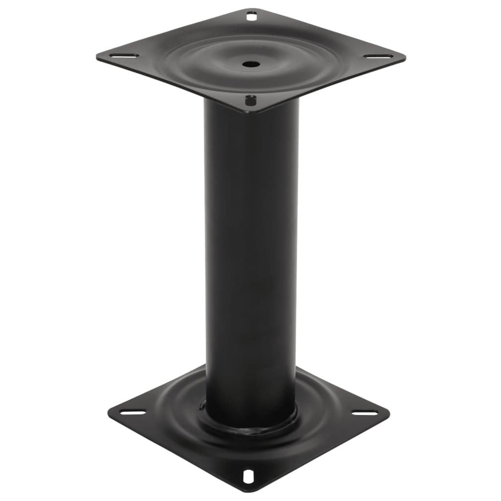 VidaXL Bootsstuhlbein 33 cm Stahl schwarz