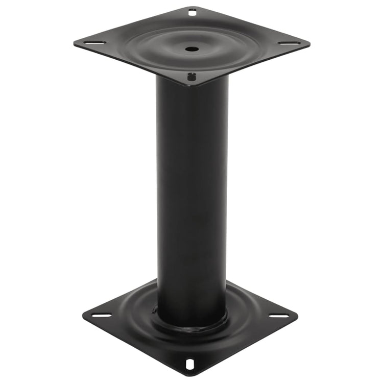 VidaXL Bootsstuhlbein 33 cm Stahl schwarz