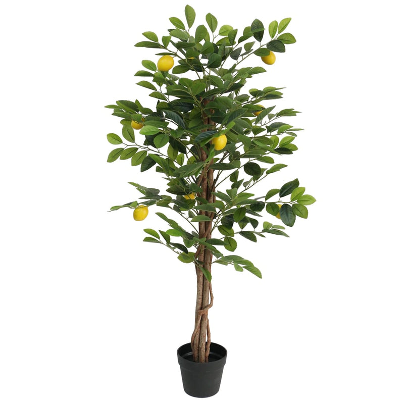 Vidaxl Artcitroen -Baum mit 3 Stämmen 120 cm Polypropengrün