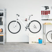 VIDAXL FIETS Reparaturhalter faltbare Wandmontage rot und schwarzer Stahl - afbeelding 3