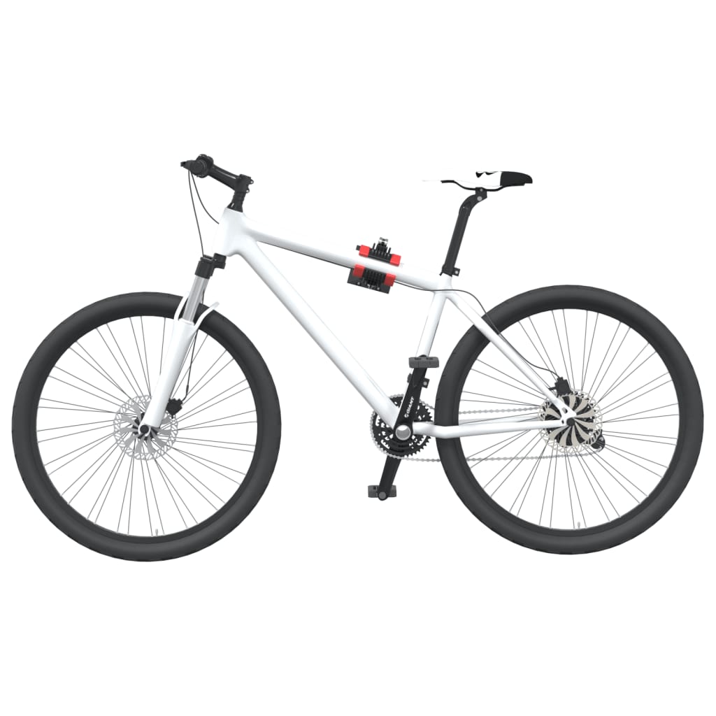 VIDAXL FIETS Reparaturhalter faltbare Wandmontage rot und schwarzer Stahl