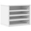 Vidaxl Bureau Organizer 36x26x29.5 cm verarbeitetes Holz weiß