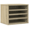 Vidaxl Bureau Organizer 36x26x29.5 cm verarbeitetes Holz Sonoma Oak Colored
