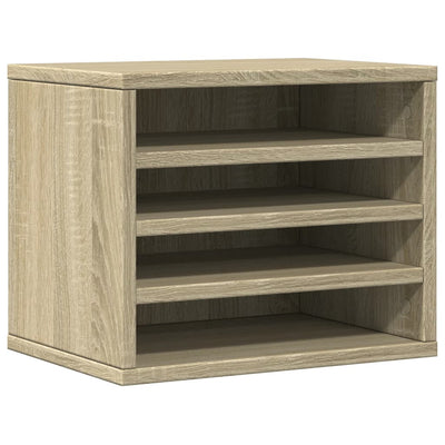 Vidaxl Bureau Organizer 36x26x29.5 cm verarbeitetes Holz Sonoma Oak Colored