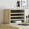 Vidaxl Bureau Organizer 36x26x29.5 cm verarbeitetes Holz Sonoma Oak Colored