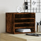 Vidaxl Bureau Organizer 36x26x29.5 cm verarbeiteter Holzgeräuchchen -Eichenfarbe