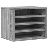 Vidaxl Bureau Organizer 36x26x29.5 cm verarbeiteter Holzgrau Sonoma -Eiche - afbeelding 2