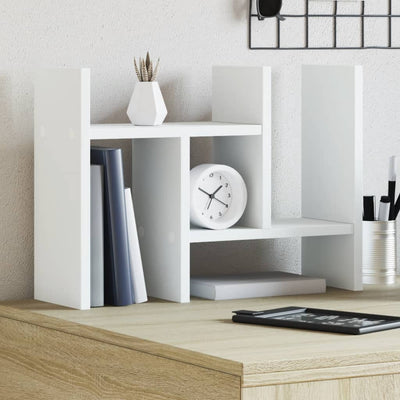 Vidaxl Bureau Organizer 34.5x15.5x35 cm verarbeitetes Holz weiß