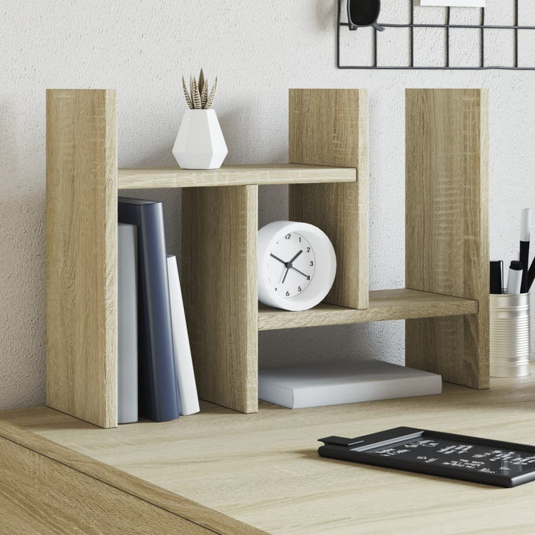 Vidaxl Bureau Organizer 34.5x15,5x35 cm Holz Sonoma Eiche gefärbt