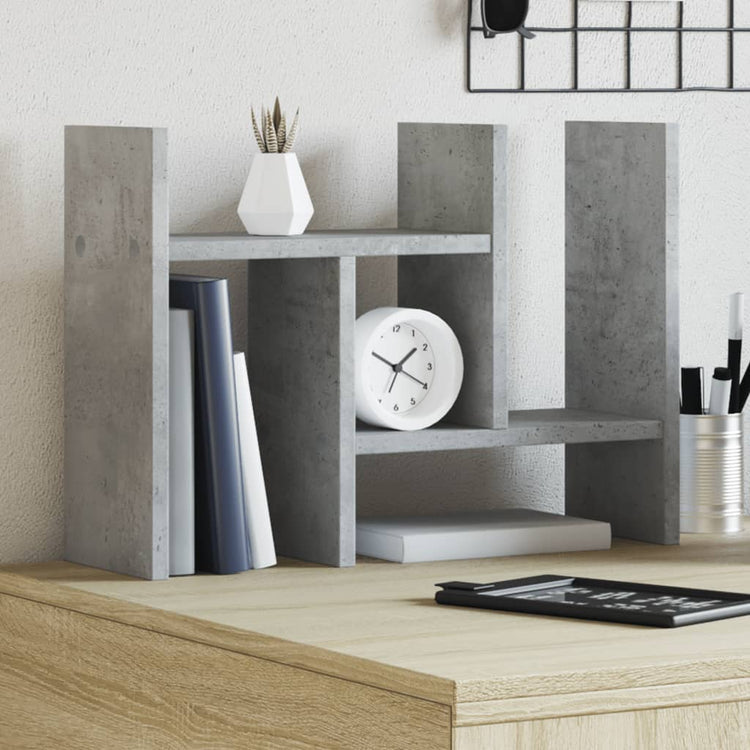 Vidaxl Bureau Organizer 34.5x15.5x35 cm verarbeiteter Holzbetonglijs