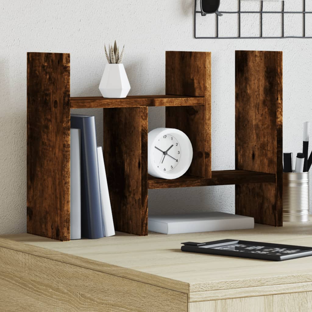 Vidaxl Bureau Organizer 34.5x15,5x35,5 cm Holzgeräuchchen -Eiche gefärbt