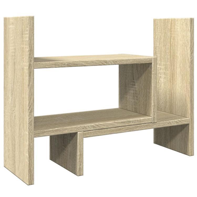 Vidaxl Bureau Organizer 38.5x17x39 cm verarbeitetes Holz Sonoma Eichefarbe