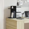 Vidaxl Bureau Organizer 42x21.5x42 cm verarbeitetes Holzschwarz