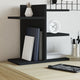 Vidaxl Bureau Organizer 42x21.5x42 cm verarbeitetes Holzschwarz