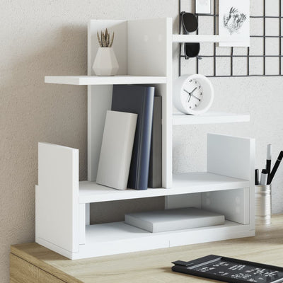 Vidaxl Bureau Organizer 49x20x52.5 cm verarbeitetes Holz weiß