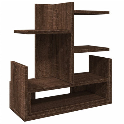 Vidaxl Bureau Organizer 49x20x52,5 cm verarbeitete Holzbraune -Eichefarbe