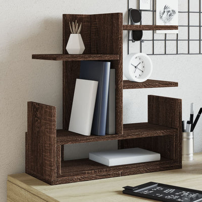 Vidaxl Bureau Organizer 49x20x52,5 cm verarbeitete Holzbraune -Eichefarbe
