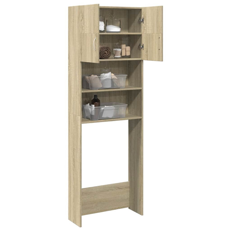 VIDAXL WASH MACHINGBOGT 64X25.5X190 CM PRISCHED HOLD SONOMA OAK -COLD