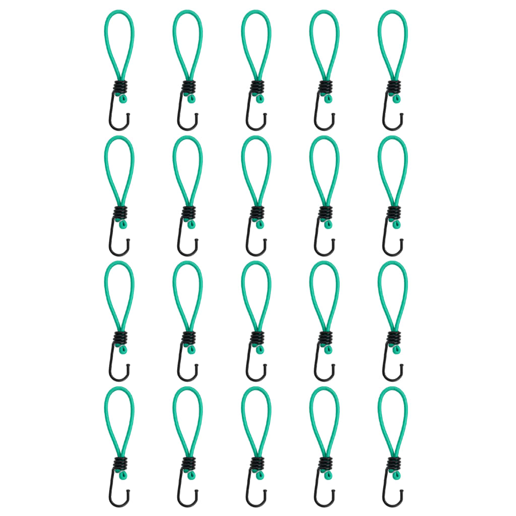 Vidaxl Spanelastics mit Hooks 20 St 15 cm