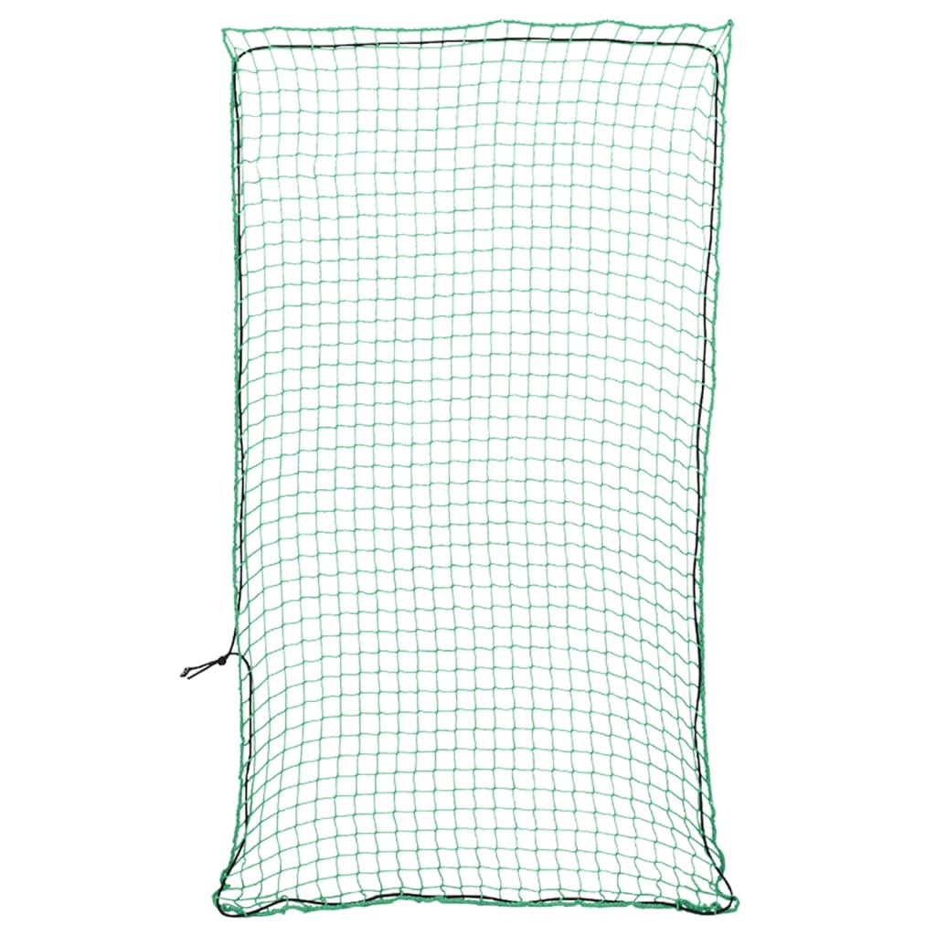VIDAXL -Anhänger -Netzwerk Elastic Seil 4,5x2,5 m Polypropengrün