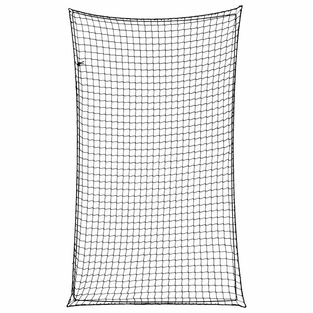 VIDAXL -Anhänger -Netzwerk Elastic Seil 2.1 x 1,25 m Polypropenschwarz